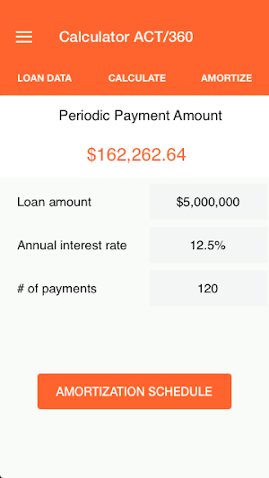 Commercial Loan Calculator Screenshot 2