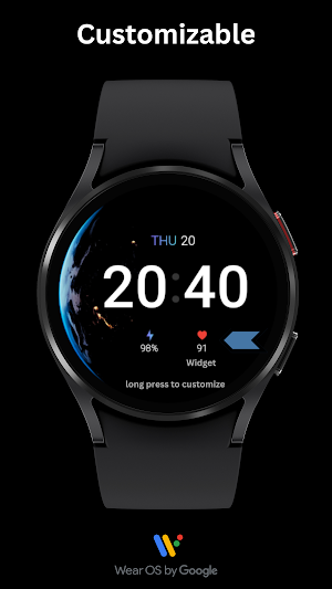 Dark Earth Watch Face Screenshot 1