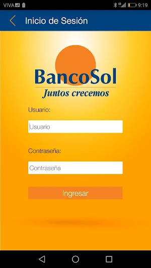 BancoSol Móvil Screenshot 1