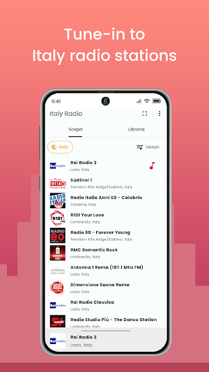 Italy Radio Screenshot 1
