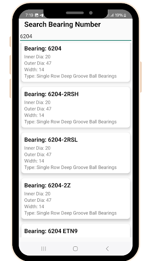 Bearing Size Calculator Screenshot 3