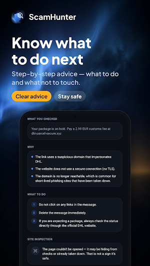 ScamHunter: AI Scam Checker Screenshot 3