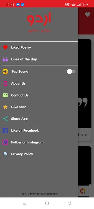 Urdu Status and Poetry | اردو شاعری Screenshot 0