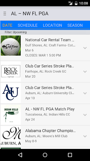 Alabama – NW Florida PGA Screenshot 1