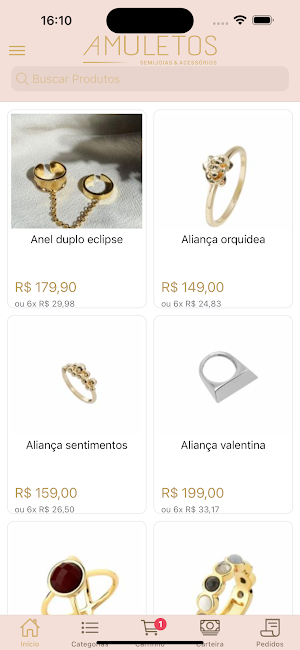 Amuletos Semijoias Screenshot 1
