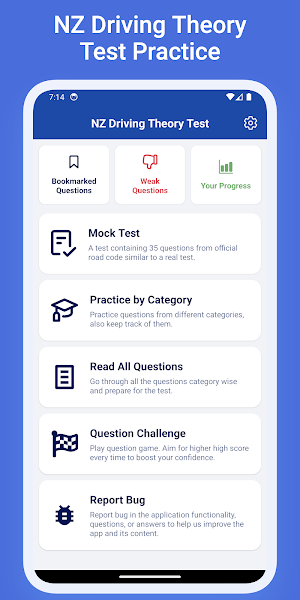 NZ Driving Theory Test Prep Screenshot 0