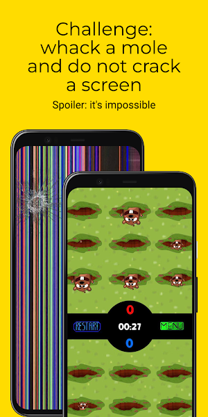 Prank Master Fake Crack Screen Screenshot 1