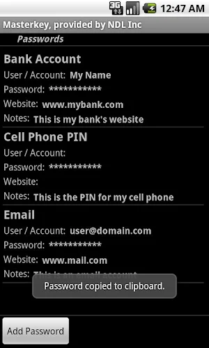 Masterkey Screenshot 0