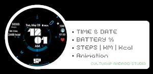 Future Animated Watch Face Screenshot 1
