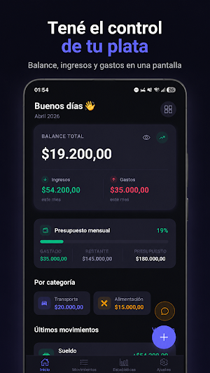 Cashiq: Gastos y Presupuesto Screenshot 0