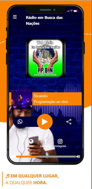 Web Rádio em busca das Nações Screenshot 1