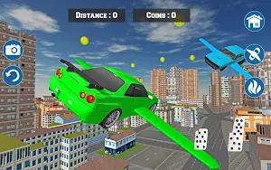 Futuristic Real Flying Car 3D Screenshot 1