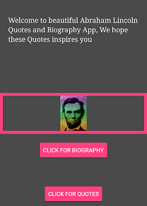 Abraham Lincoln Quotes and Biography Screenshot 1