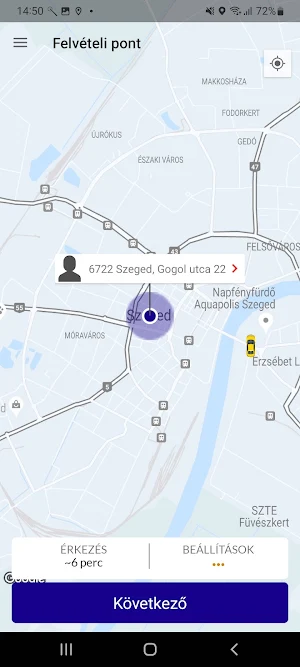 Szeged Tele 4 Taxi Screenshot 1