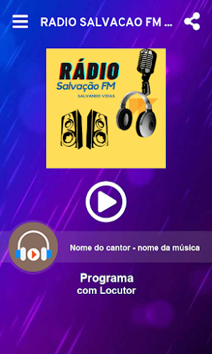 Radio salvação FM Screenshot 0