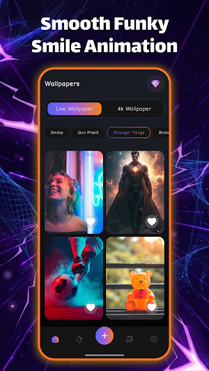 Silly Fun Smile Live Wallpaper Screenshot 3