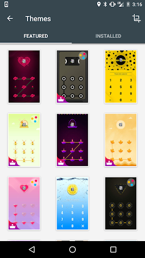 AppLock Theme WavePoint Screenshot 2