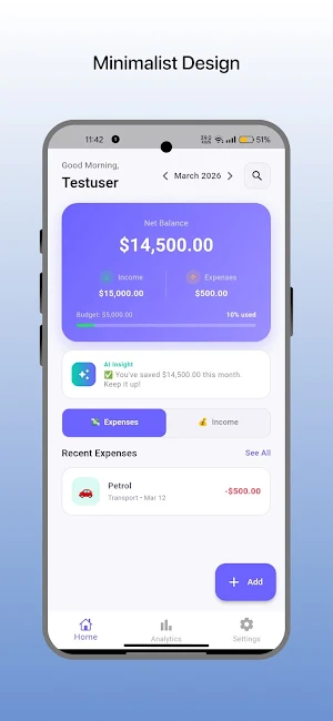 Expense Folio: Expense tracker Screenshot 1