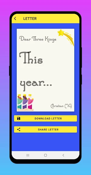 Letter to Three Kings Day Screenshot 2