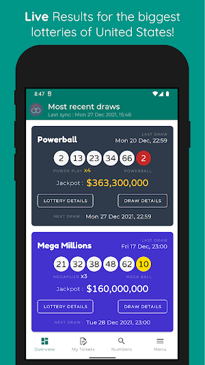 Live Powerball & MegaMillions Screenshot 0