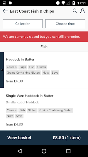 East Coast Fish & Chips Screenshot 1