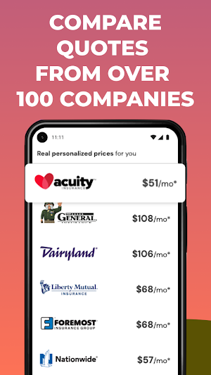Сar insurance compare Screenshot 2