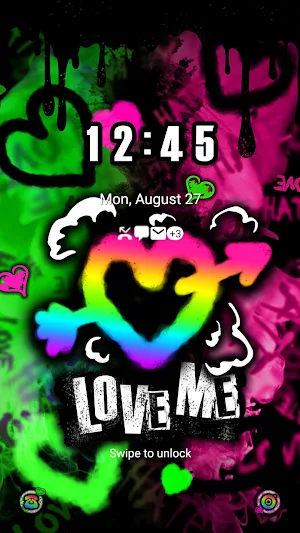 Rainbow Love Smoke - Wallpaper Screenshot 1