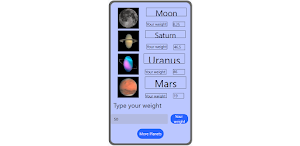 Weight on planets Screenshot 3