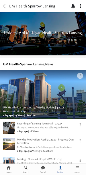 U-M Health Insider Screenshot 1