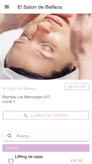 El Salón de Belleza Estética Screenshot 2