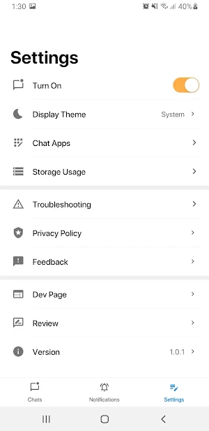 Unseen - Notification History Screenshot 2