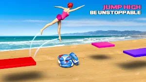Jump Girl: Tiles and Ball Screenshot 1