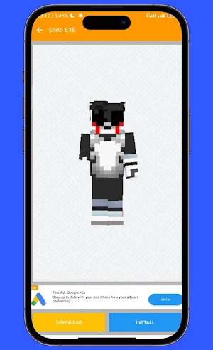 Soni Skin for Minecraft PE Screenshot 1