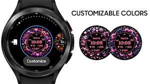 AZ286 Valentine's Watch Face Screenshot 1