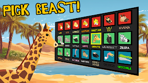 Lion Fights Savannah Animals Screenshot 1