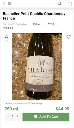 Violetta Wines Screenshot 3