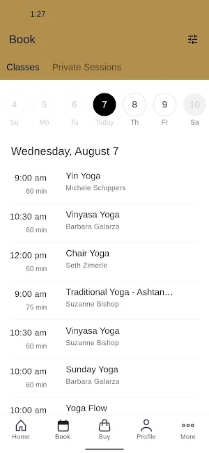 Luna Sol Yoga Screenshot 1