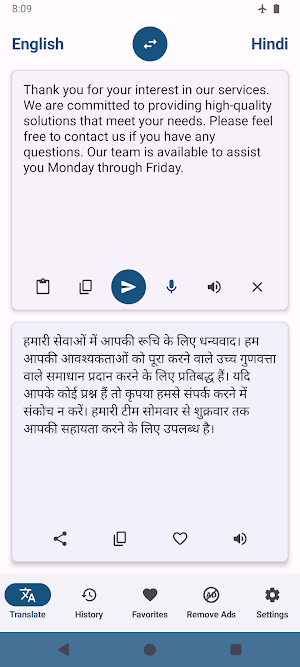 Hindi to English Translator Screenshot 3