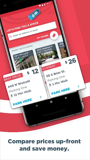 ParkWhiz- #1 Parking App Screenshot 1