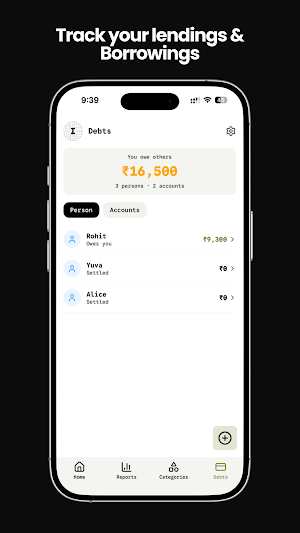 zero: offline expense tracker Screenshot 1