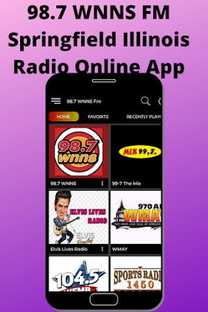 98.7 WNNS FM Springfield Illinois Radio Online App Screenshot 0