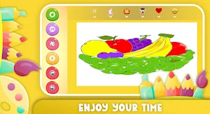 Fruits Coloring Book Game Screenshot 2