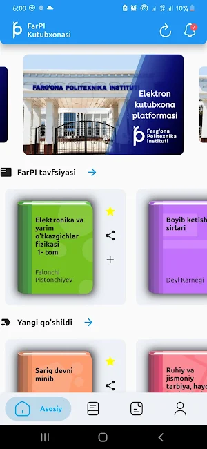 FarPI kutubxonasi Screenshot 2