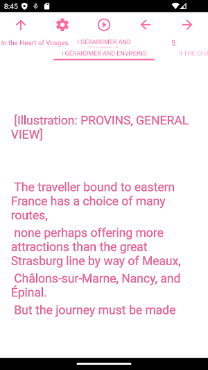 Book: In the Heart of Vosges Screenshot 0