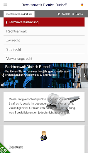 Rechtsanwalt Dietrich Rudorff Screenshot 0