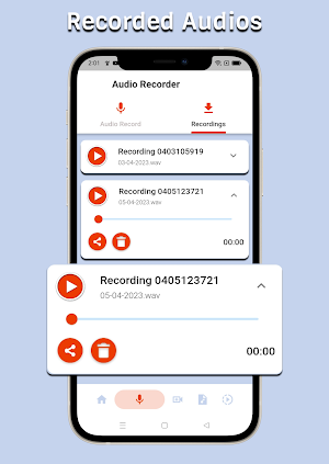 VidAud - Audio Video Recorder Screenshot 2