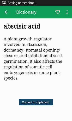 Biotechnology Dictionary Screenshot 2