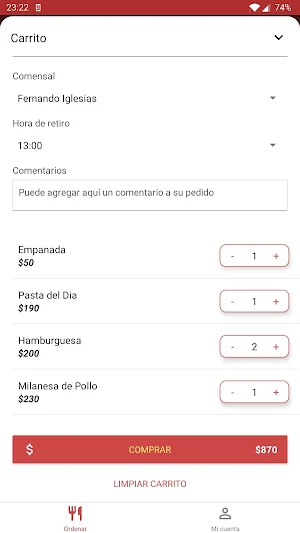 OrderEAT Screenshot 3
