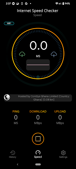 Internet Speed Checker Screenshot 0