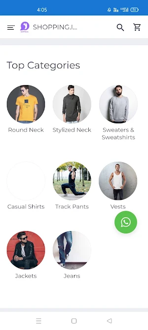 Online shopping app Screenshot 2
